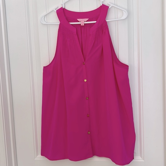 Lilly Pulitzer Tops Lilly Pulitzer Womens Silk Tank Tunic Top